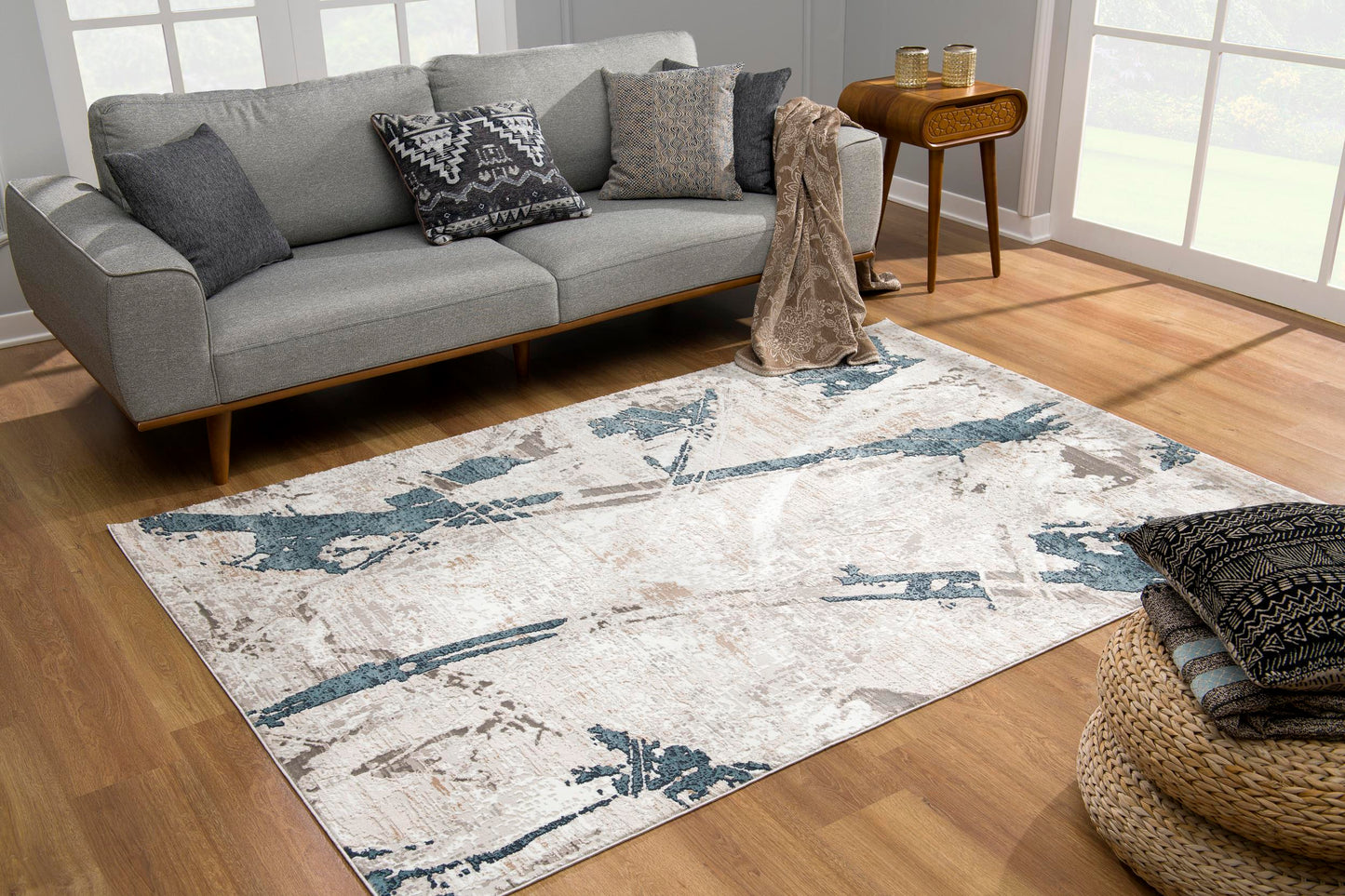 Modus:1104 Navy Area Rug