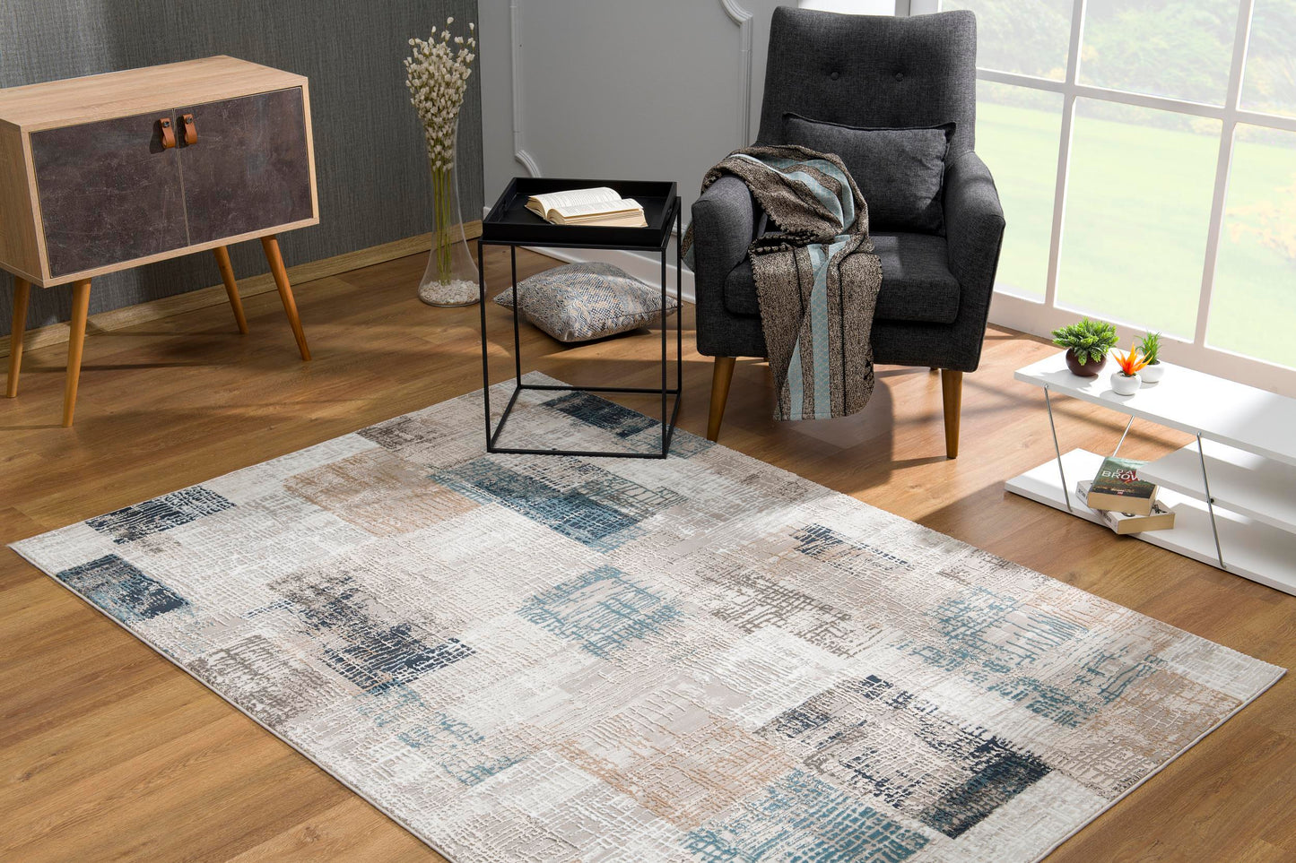 Modus:1133 Navy Area Rug