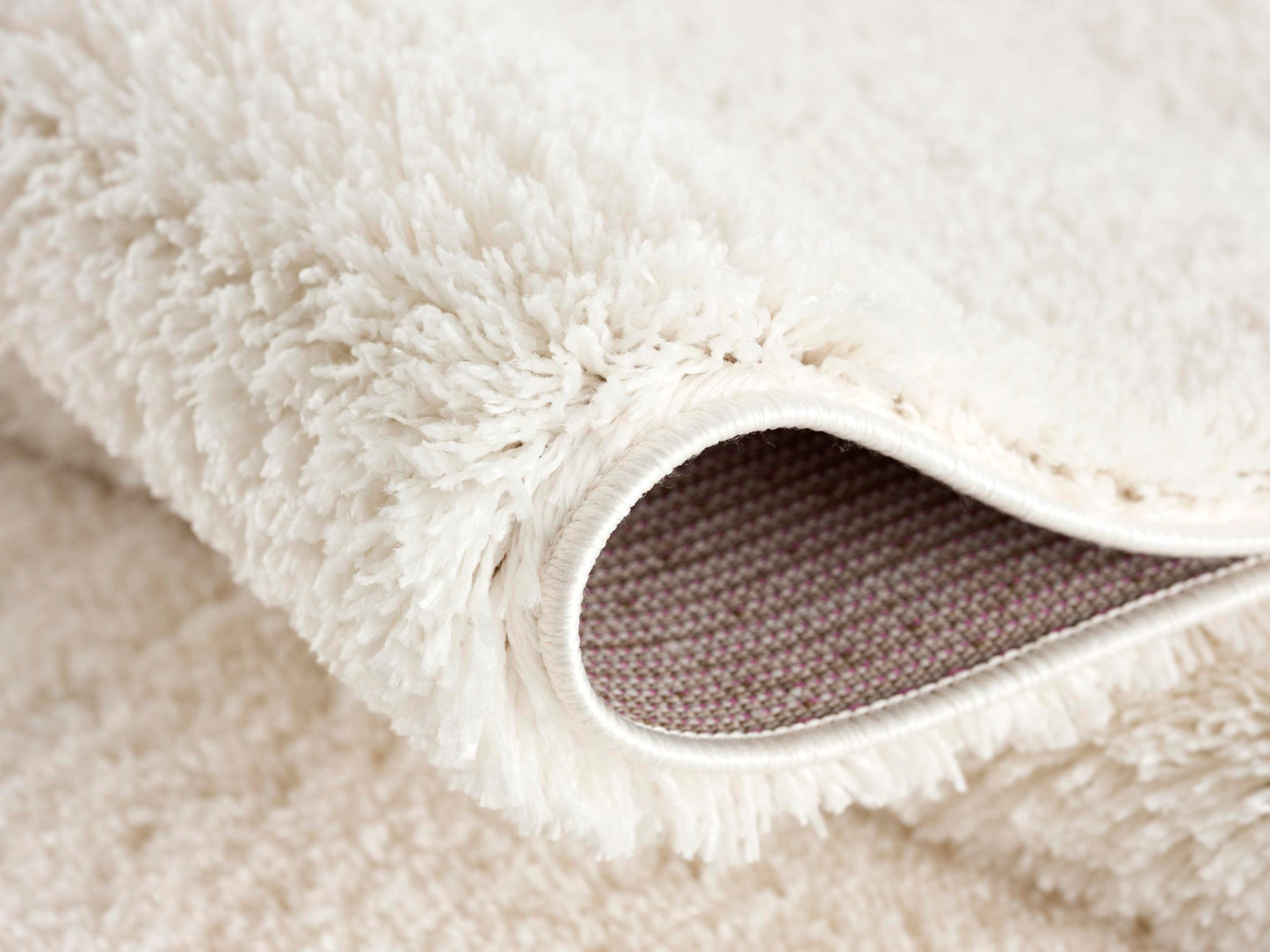 Puffy:Plain Ivory Area Rug