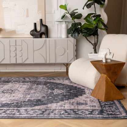 Prismatic:6925 Black Area Rug