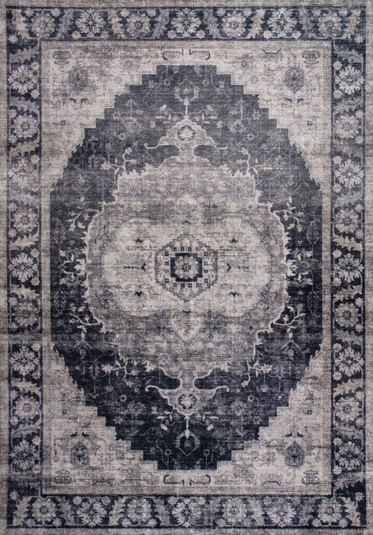 Prismatic:6925 Black Area Rug