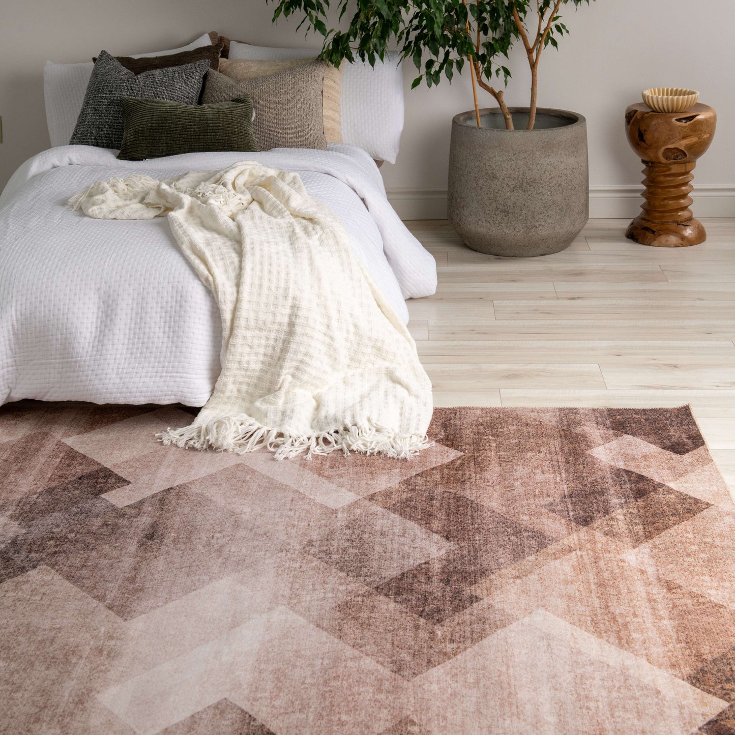 Sahara:4000 Brown Area Rug