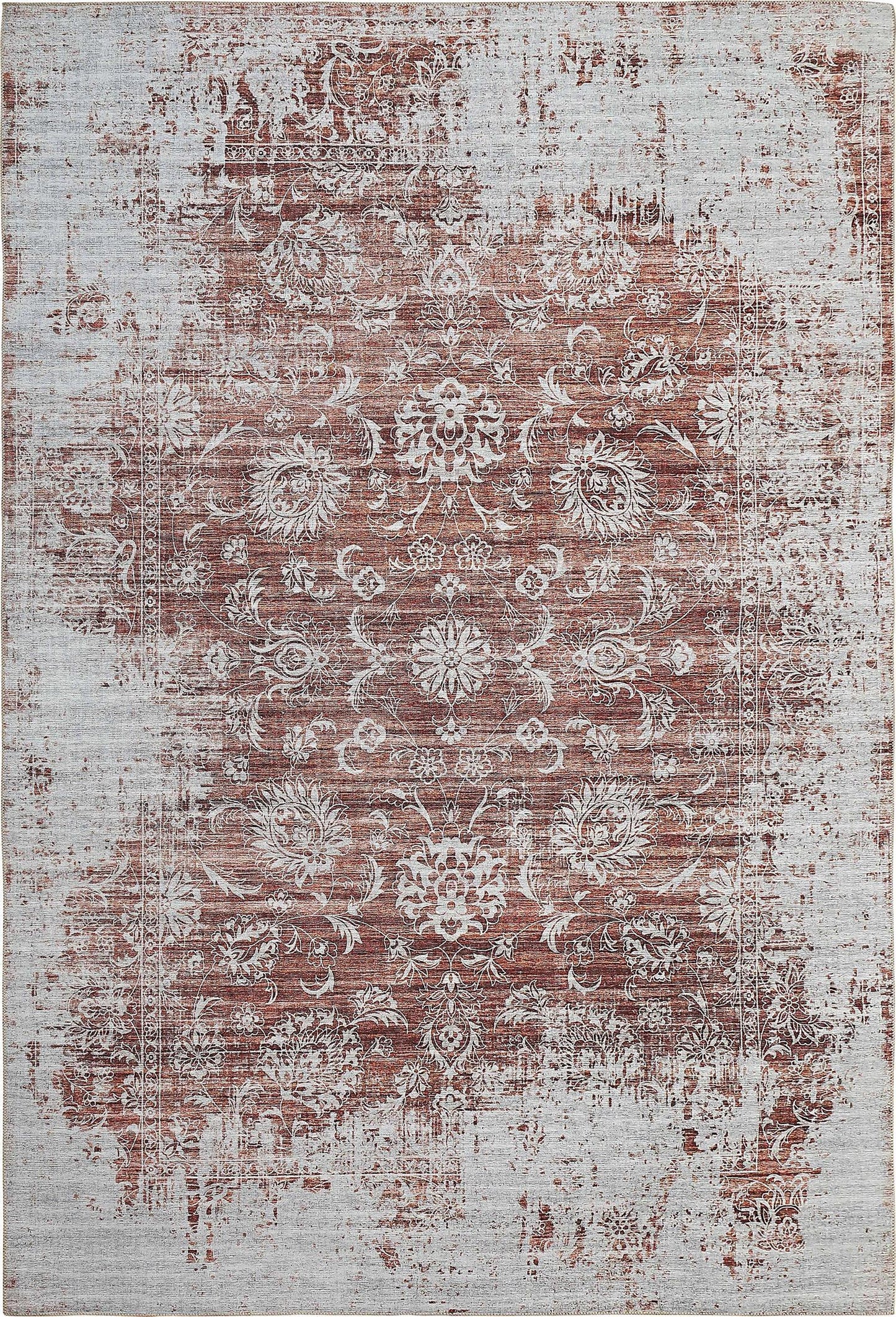 Sahara:4325 Rust Area Rug