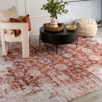 Sahara:4325 Rust Area Rug