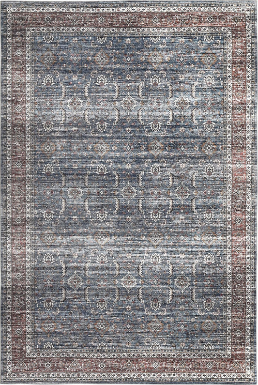 Sahara:4684 Blue Area Rug