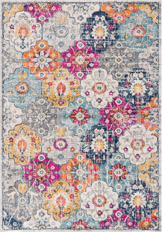 Splash:2855 Rust Area Rug