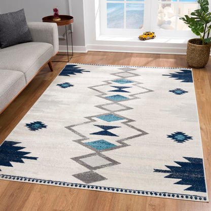 Splash:2890 Cream Area Rug