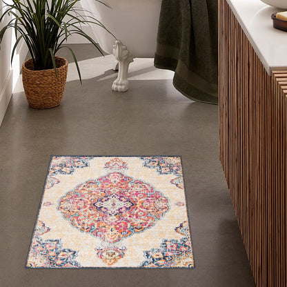 Splash:2899 Cream Area Rug