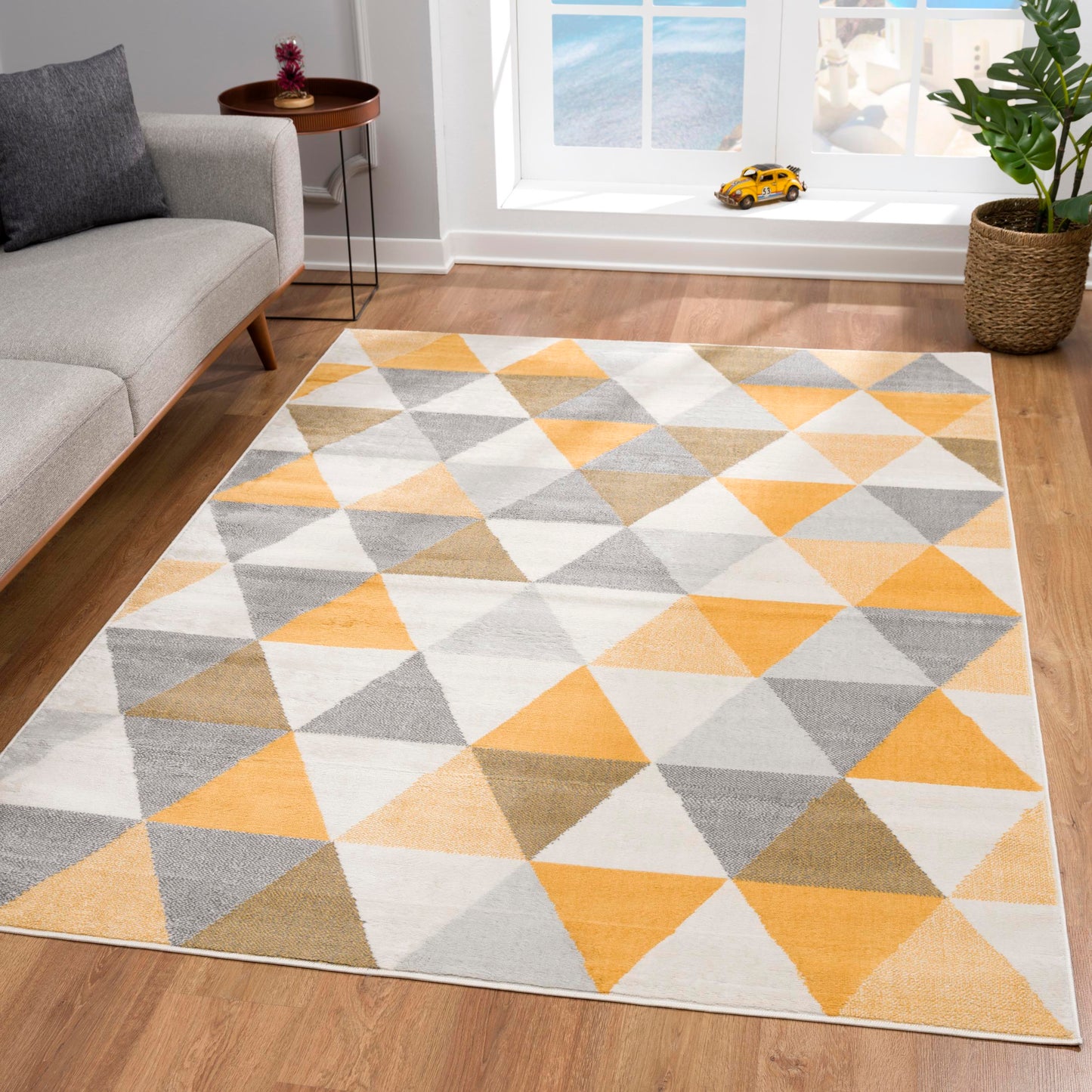 Splash:2900 Yellow Area Rug