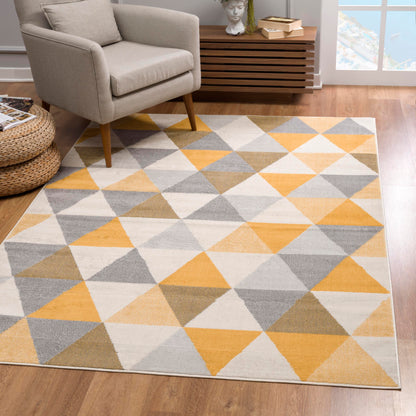 Splash:2900 Yellow Area Rug