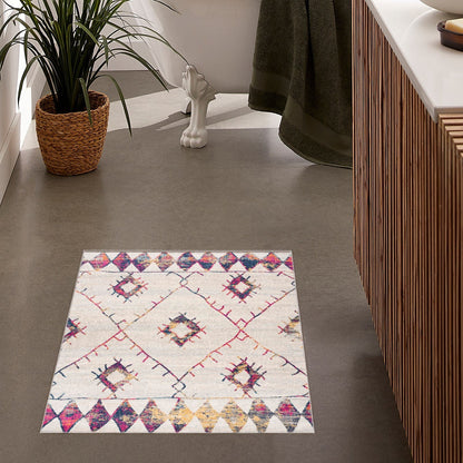 Splash:2910 Cream Area Rug