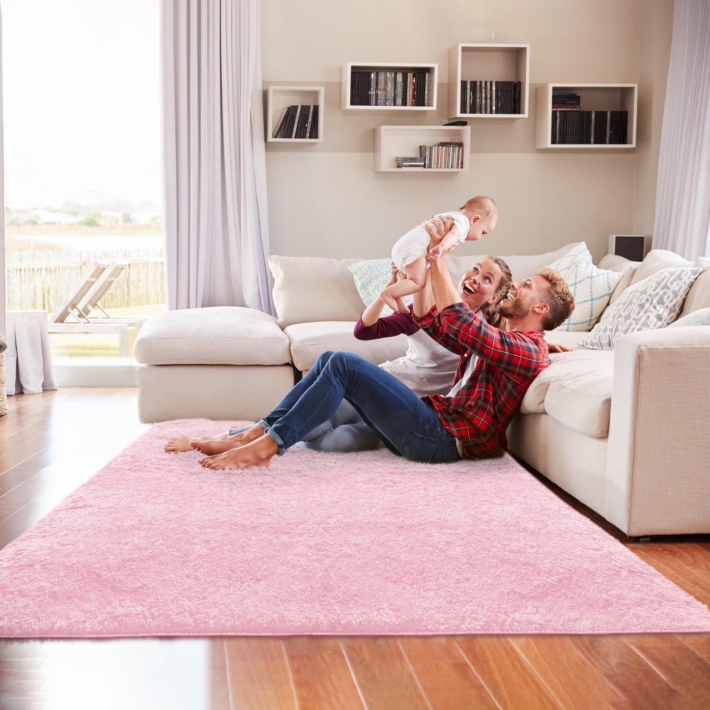 Super Soft:SS Pink Area Rug