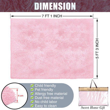 Super Soft:SS Pink Area Rug