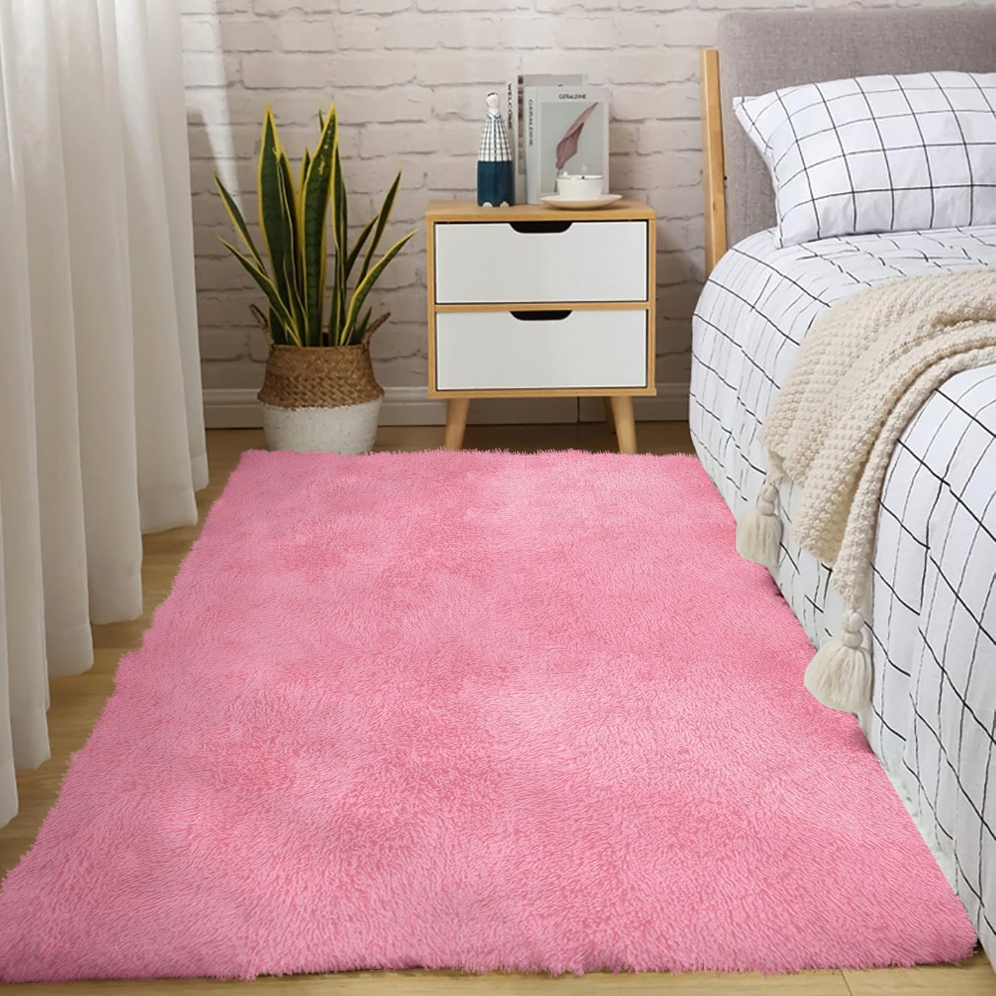 Super Soft:SS Pink Area Rug