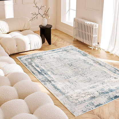 Stella:1094 Cream Blue Area Rug