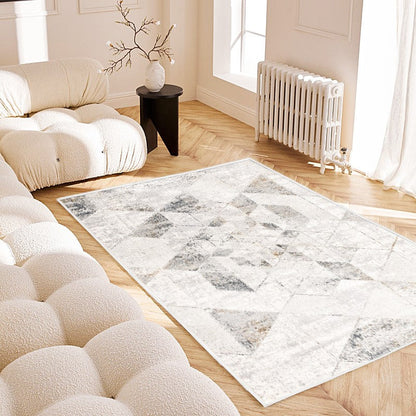 Stella:1096 Cream Grey Area Rug