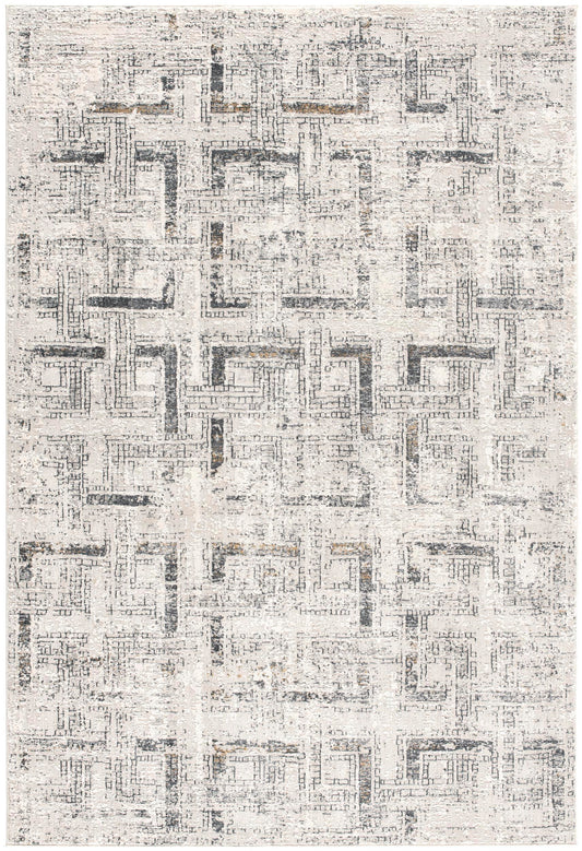 Stella:1119 Cream Grey Area Rug