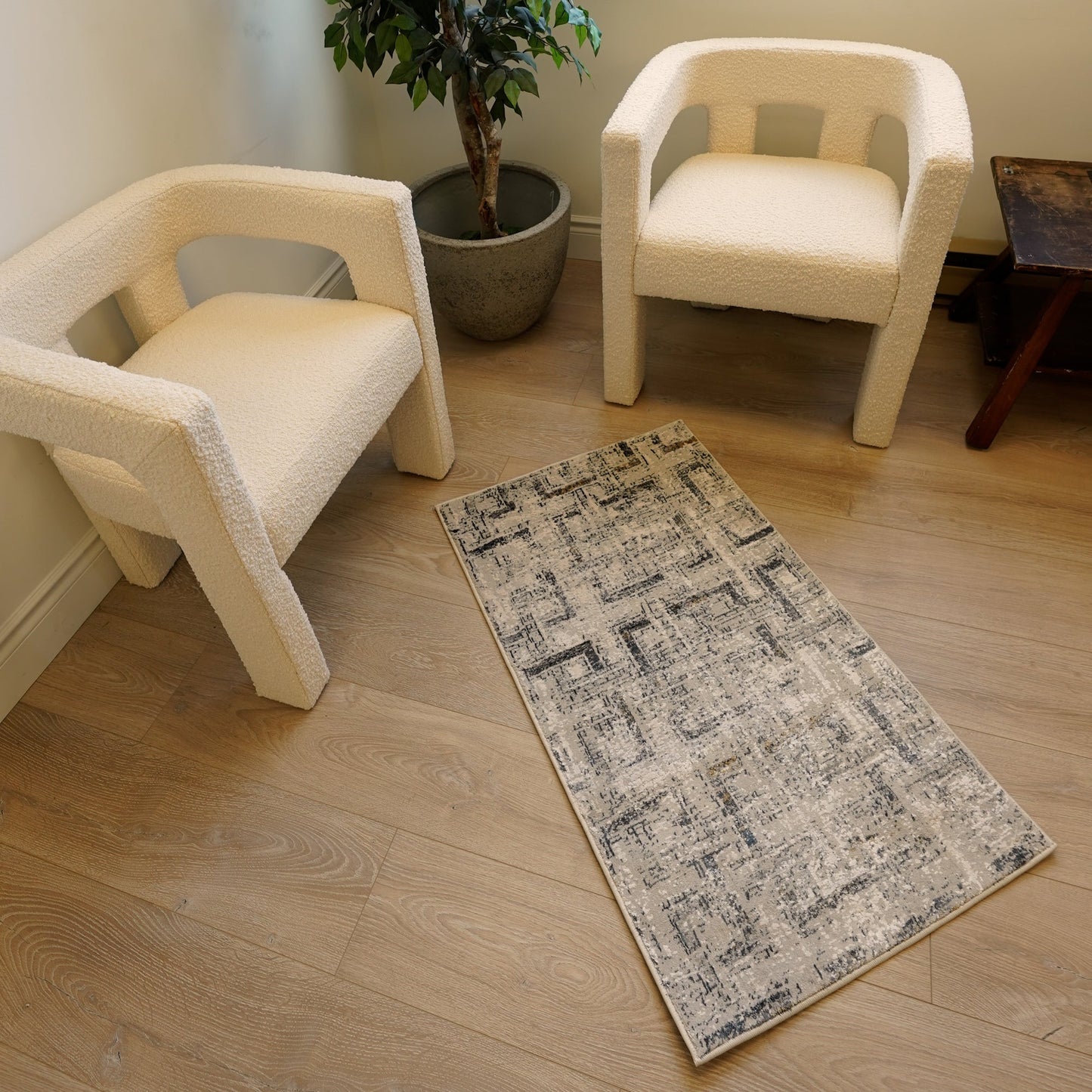 Stella:1119 Cream Grey Area Rug