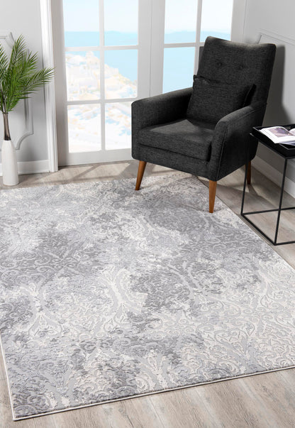 Sydney:6726 Cream Grey Area Rug