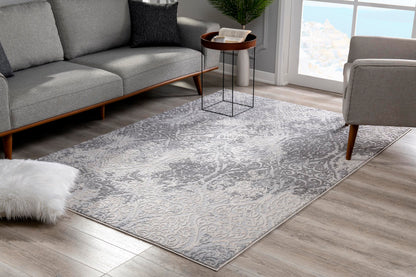 Sydney:6726 Cream Grey Area Rug