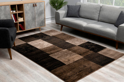 Vegas:1166 Brown Area Rug