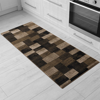 Vegas:1166 Brown Area Rug