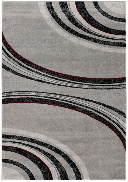 Vegas:1888 Grey Area Rug