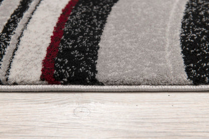 Vegas:1888 Grey Area Rug