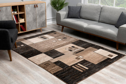 Vegas:6969 Beige Area Rug