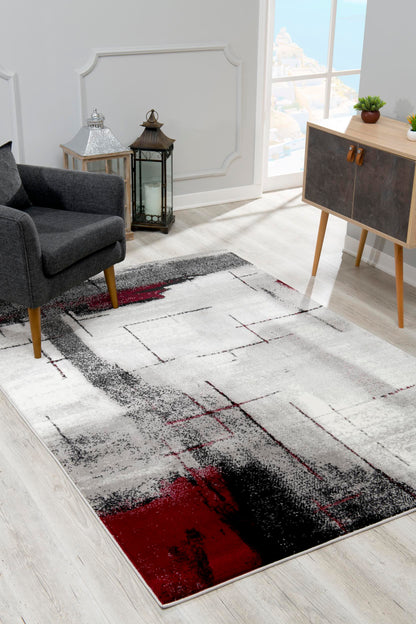 Vegas:7429 Grey Area Rug