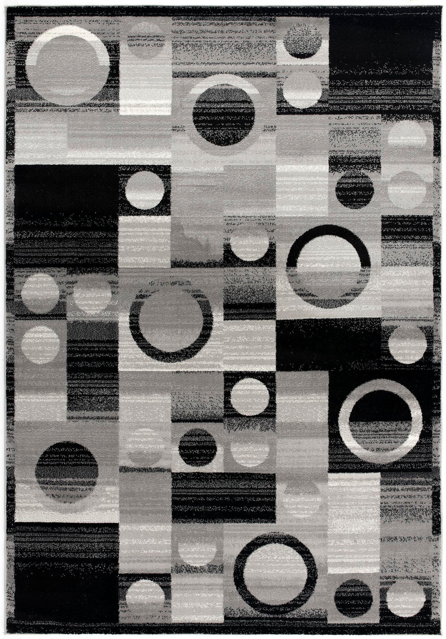 Vegas:7443 Grey Area Rug