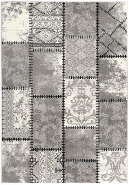 Vegas:7758 Grey Area Rug