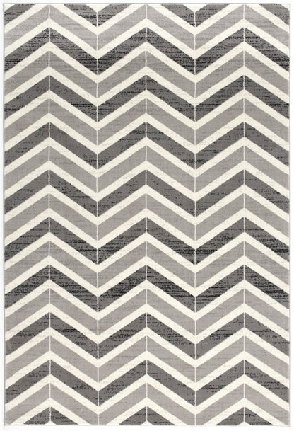 Vegas:9706 Grey Area Rug