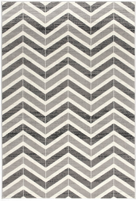 Vegas:9706 Grey Area Rug