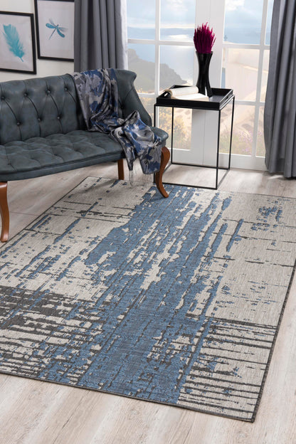 Velit:2084 Blue Area Rug