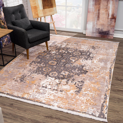 Vienna:1560 Grey Area Rug