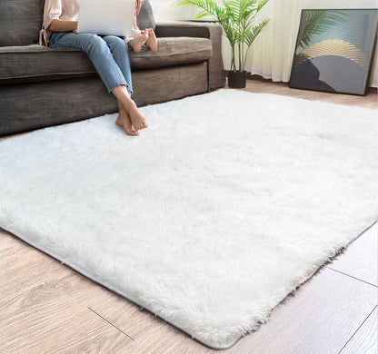 Super Soft:SS White Area Rug